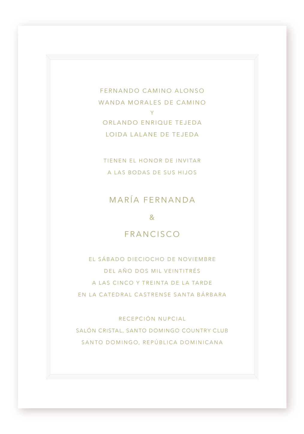 Invitación 1 Panel