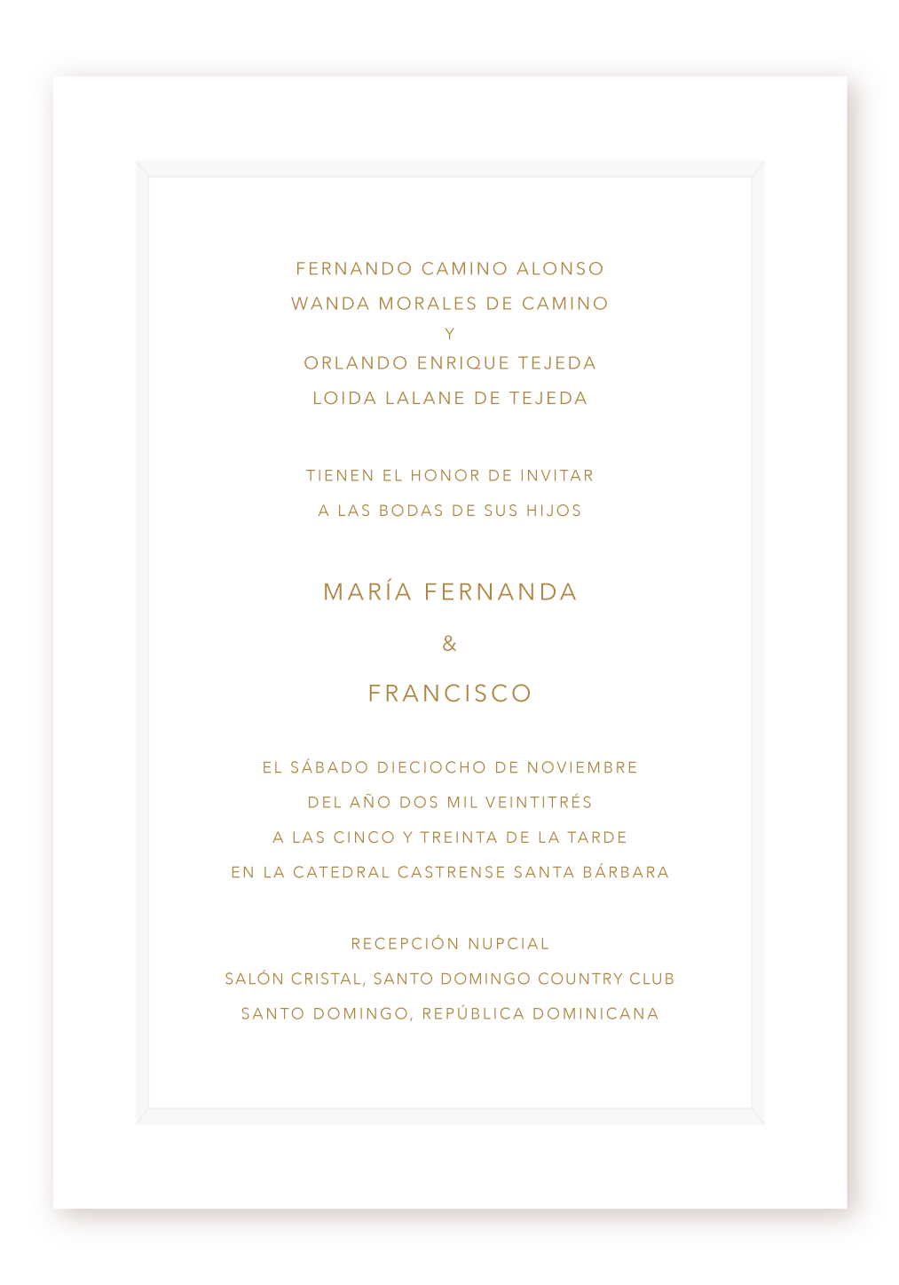 Invitación 1 Panel