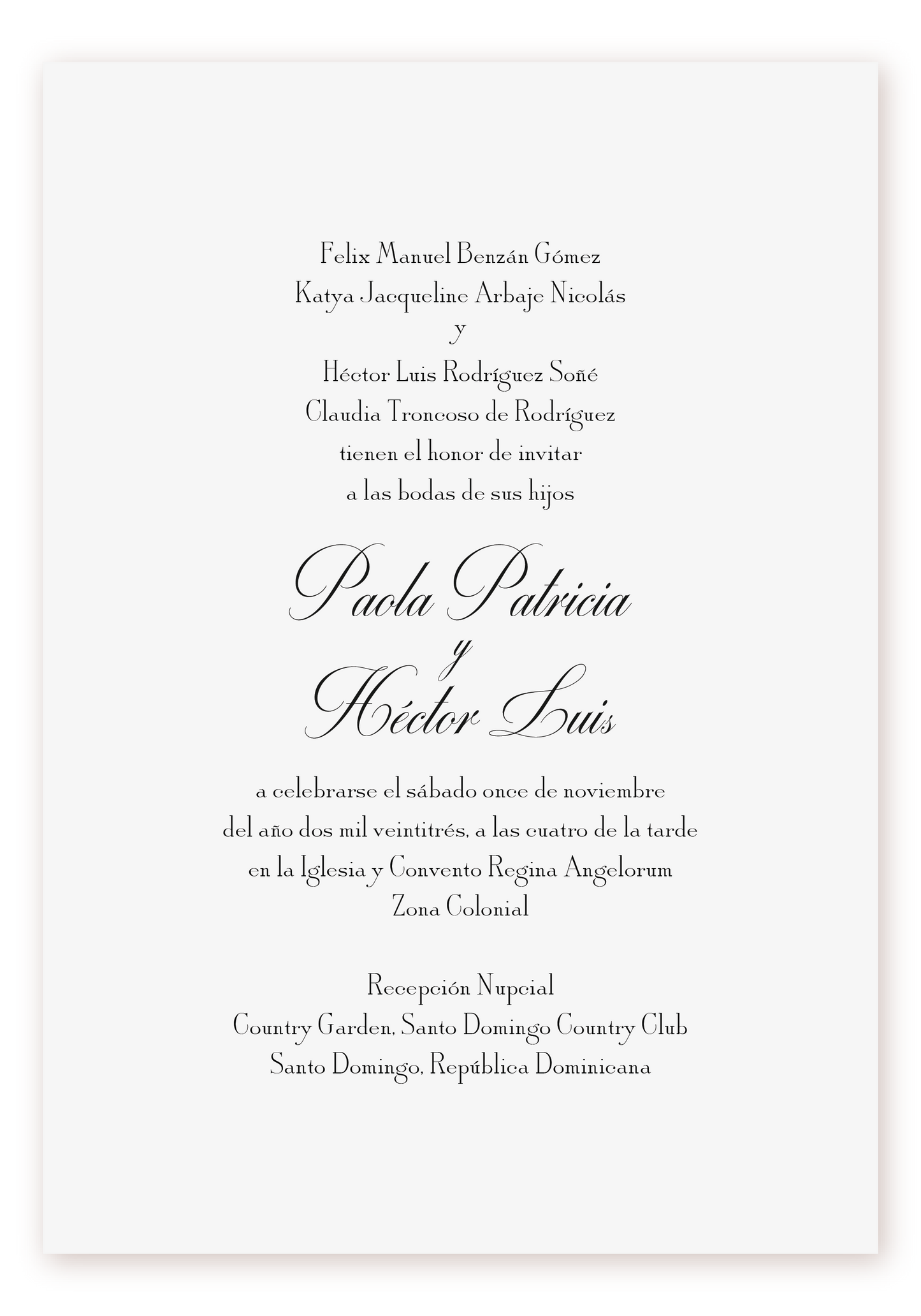 Invitación Lisa