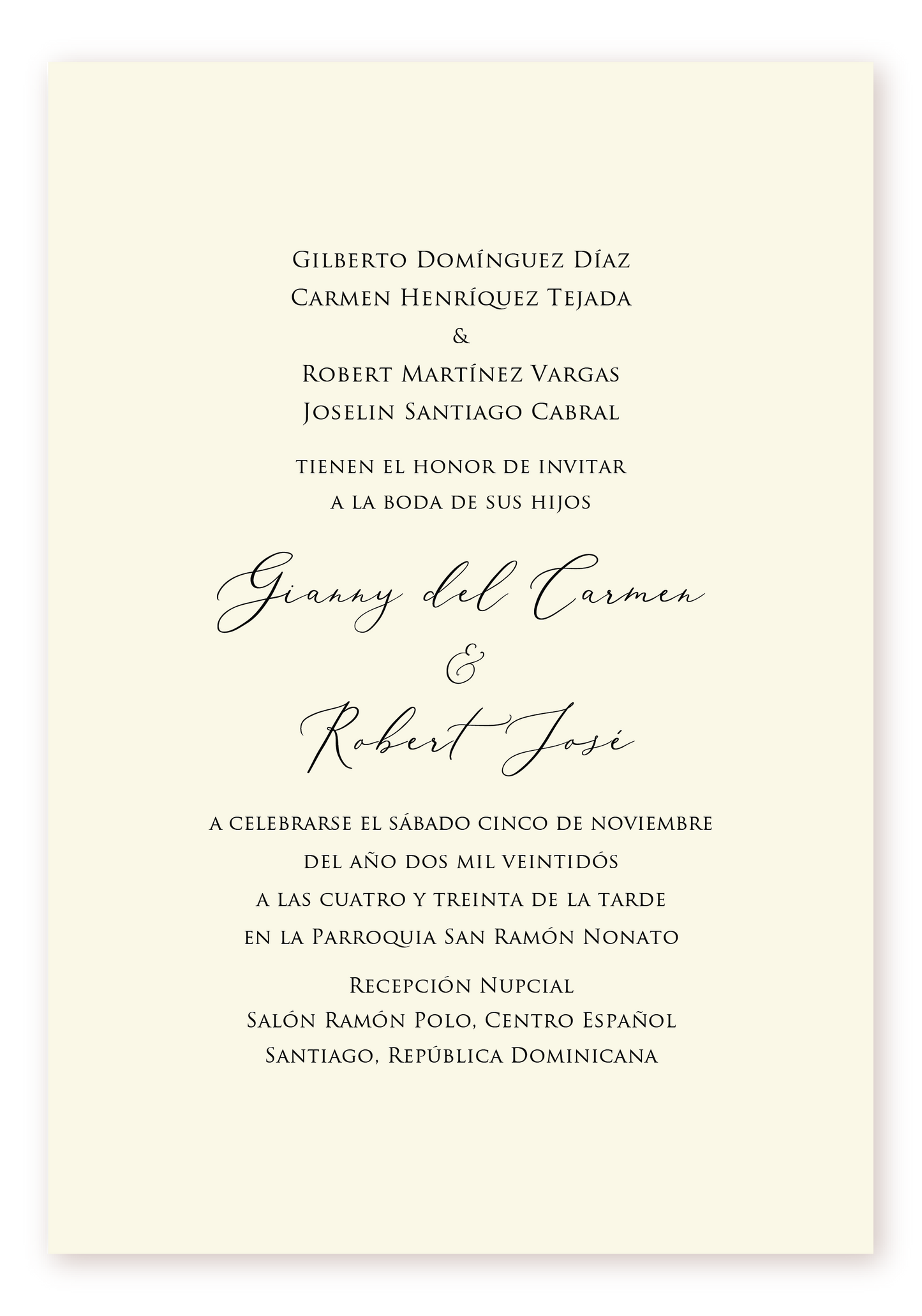 Invitación Lisa