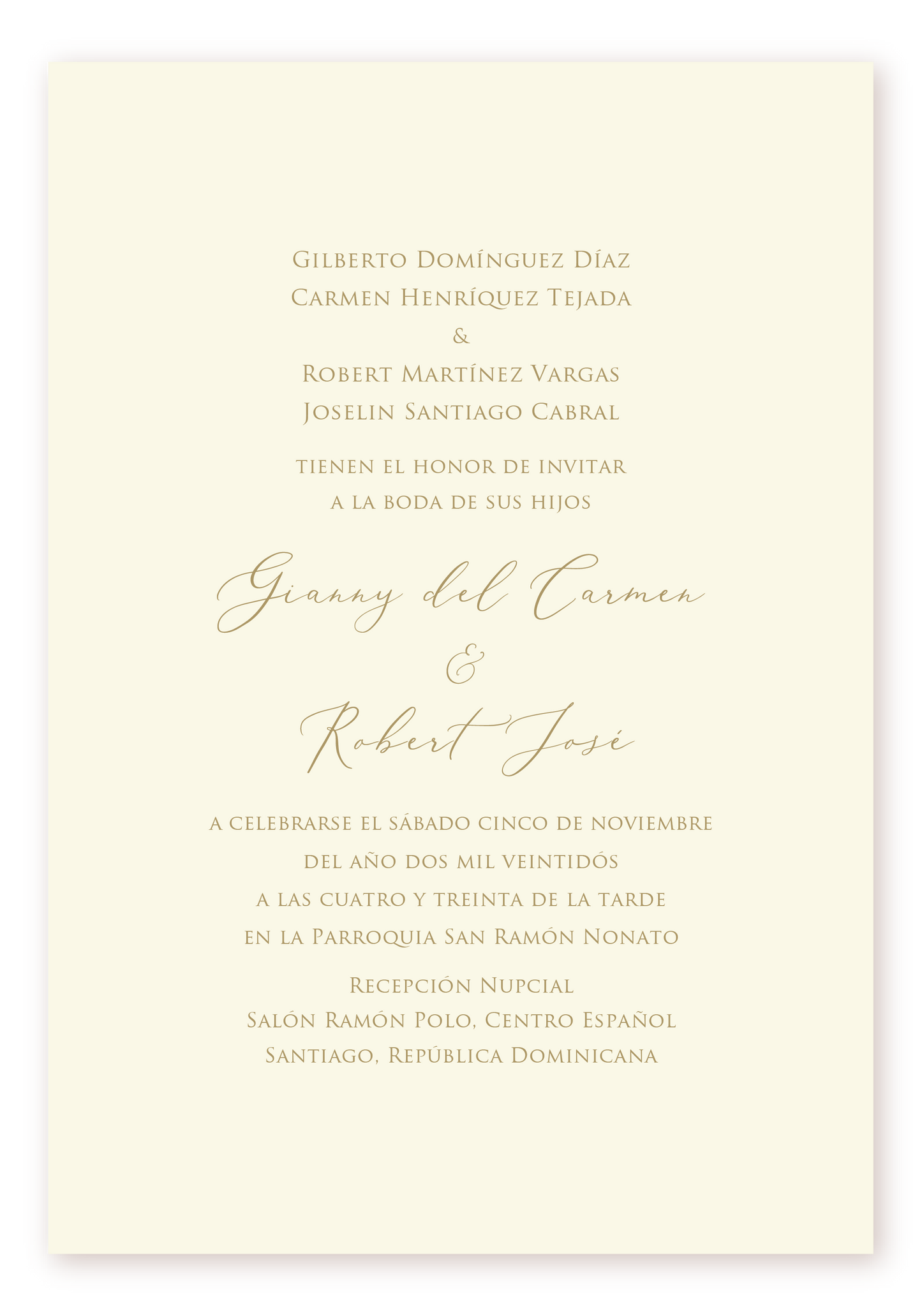 Invitación Lisa