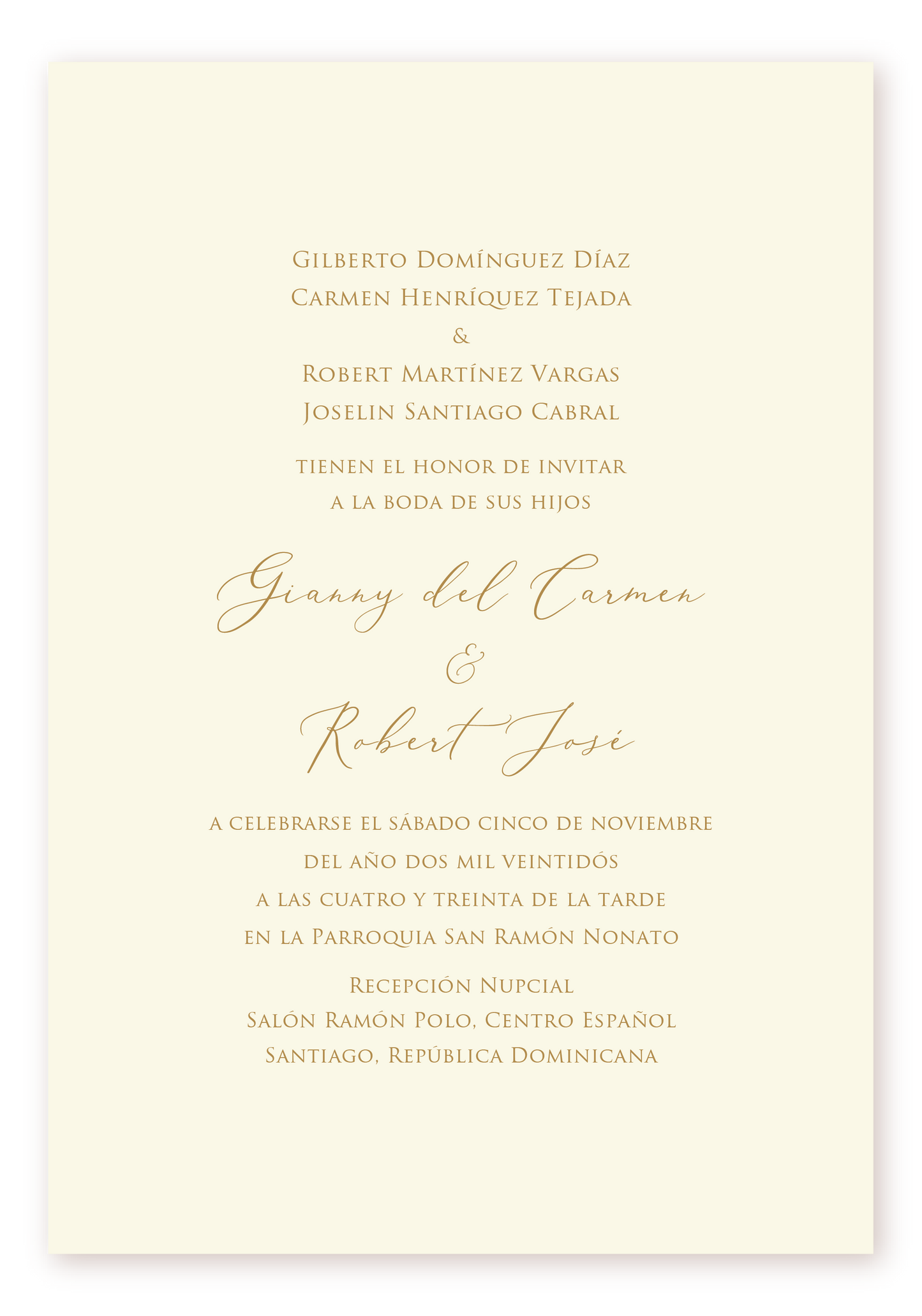 Invitación Lisa