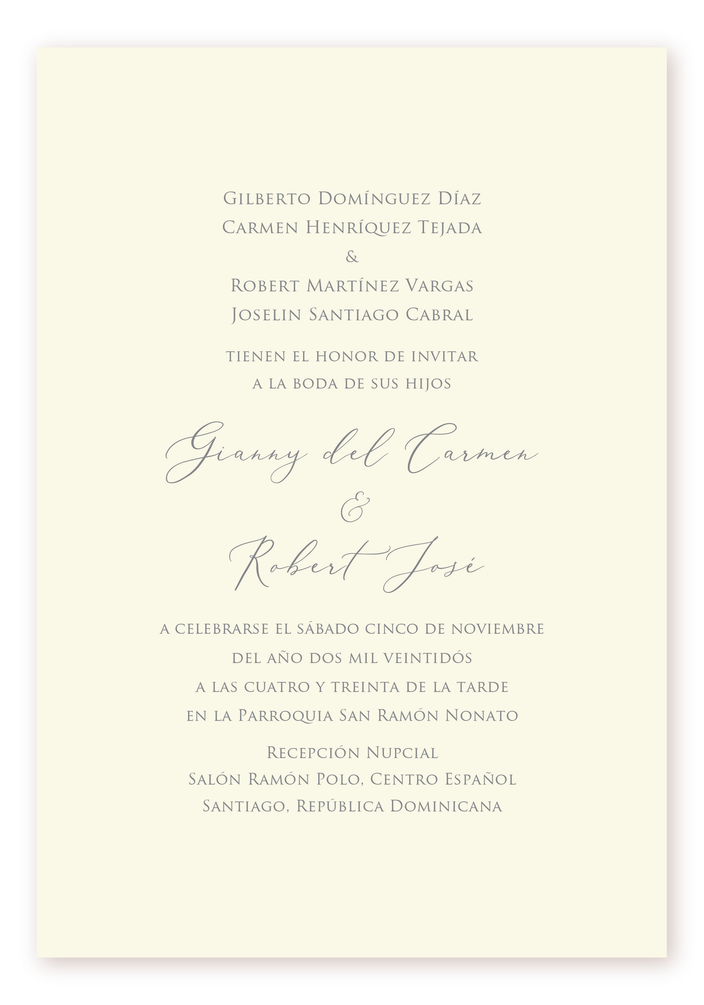 Invitación Lisa