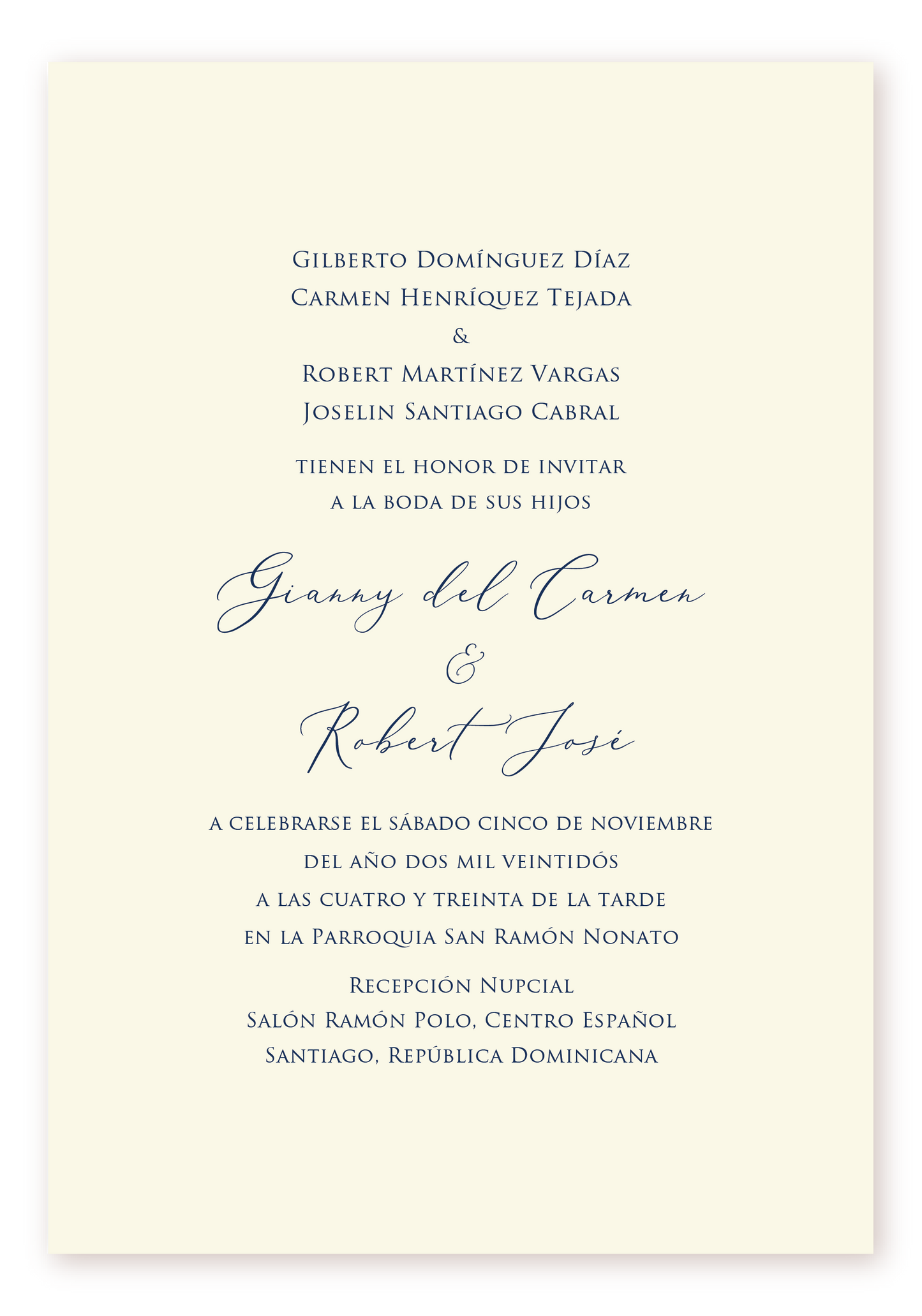 Invitación Lisa