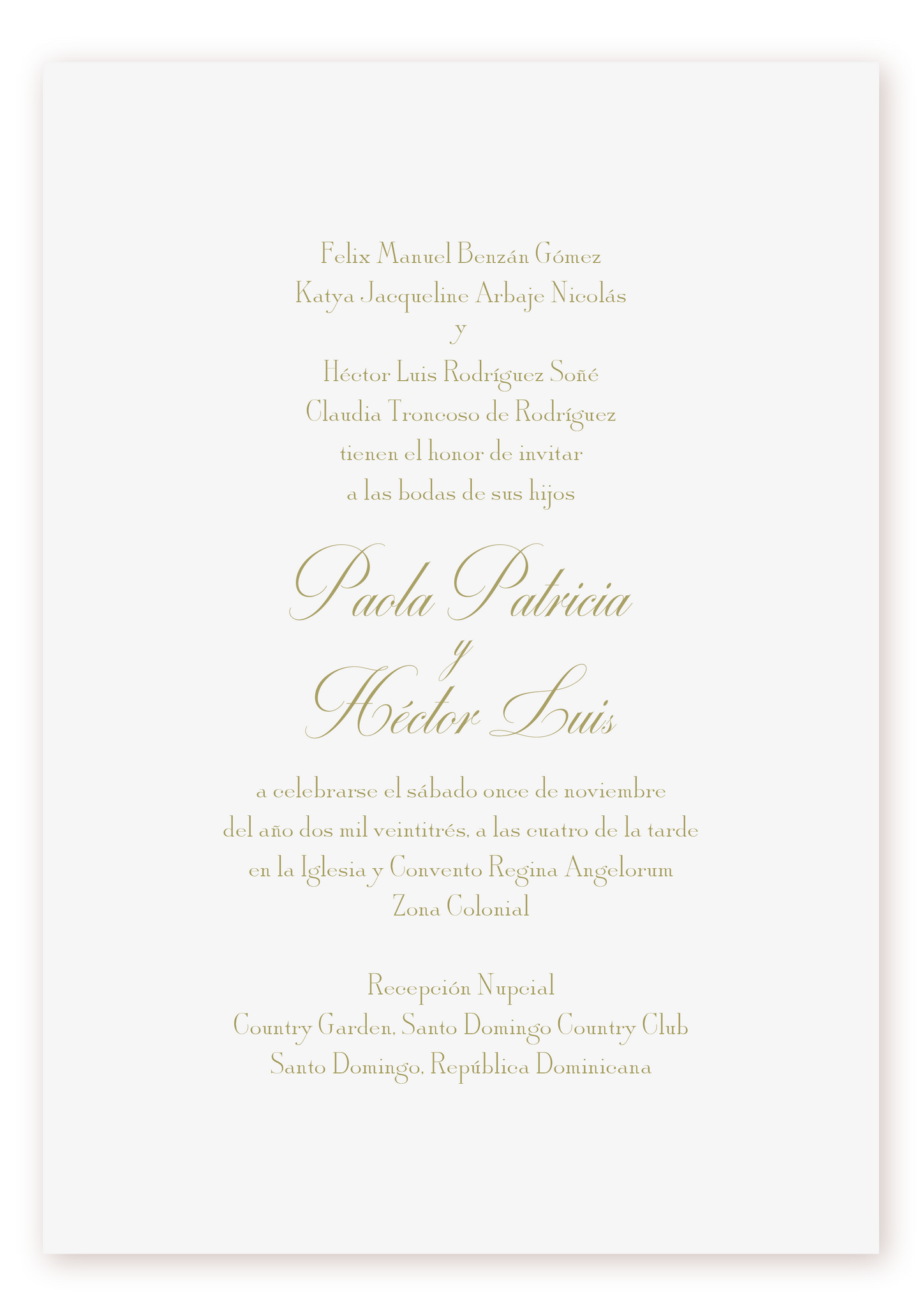 Invitación Lisa