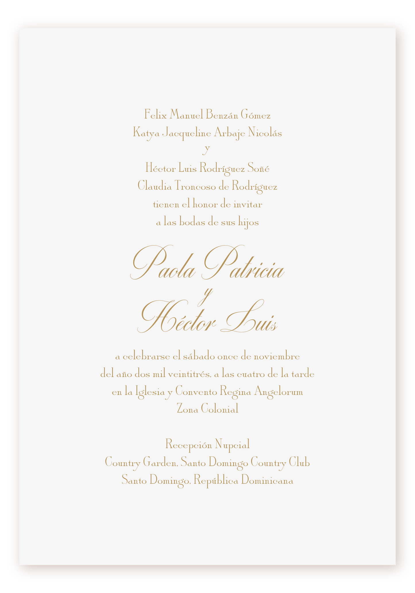 Invitación Lisa