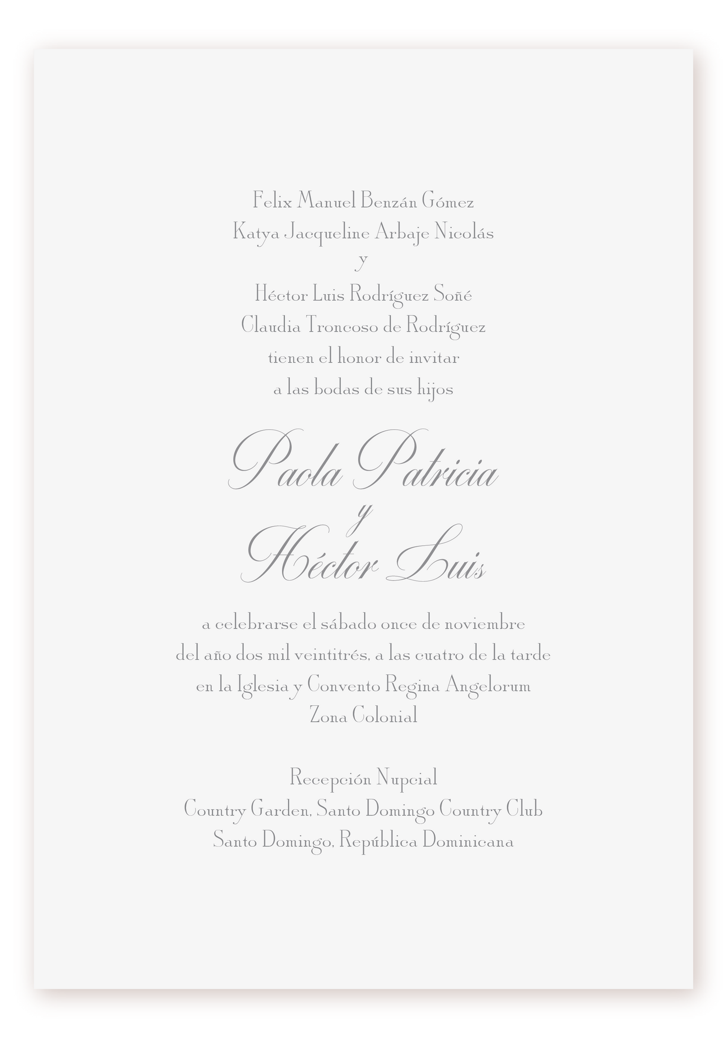 Invitación Lisa
