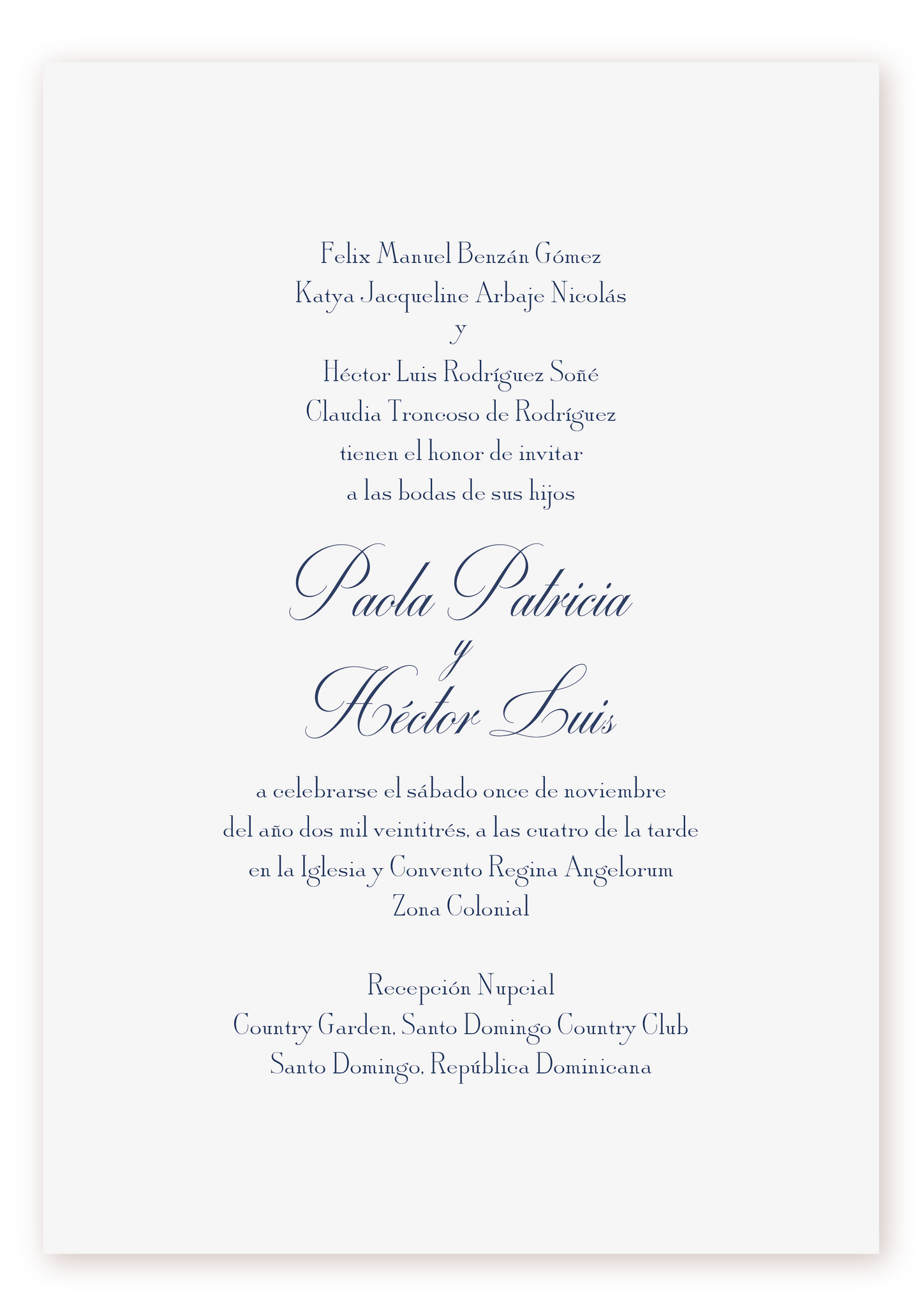 Invitación Lisa