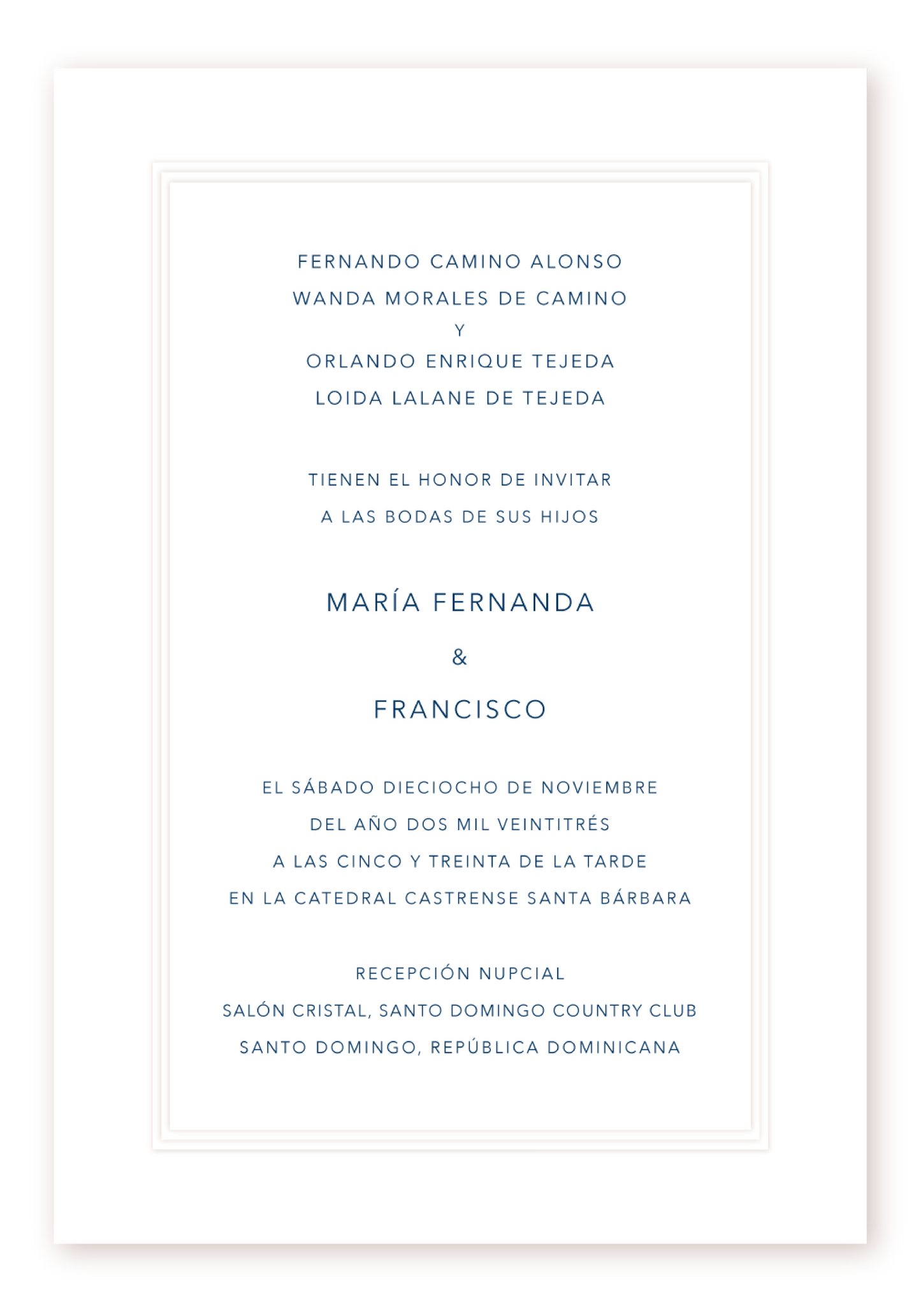 Invitación 3 Paneles