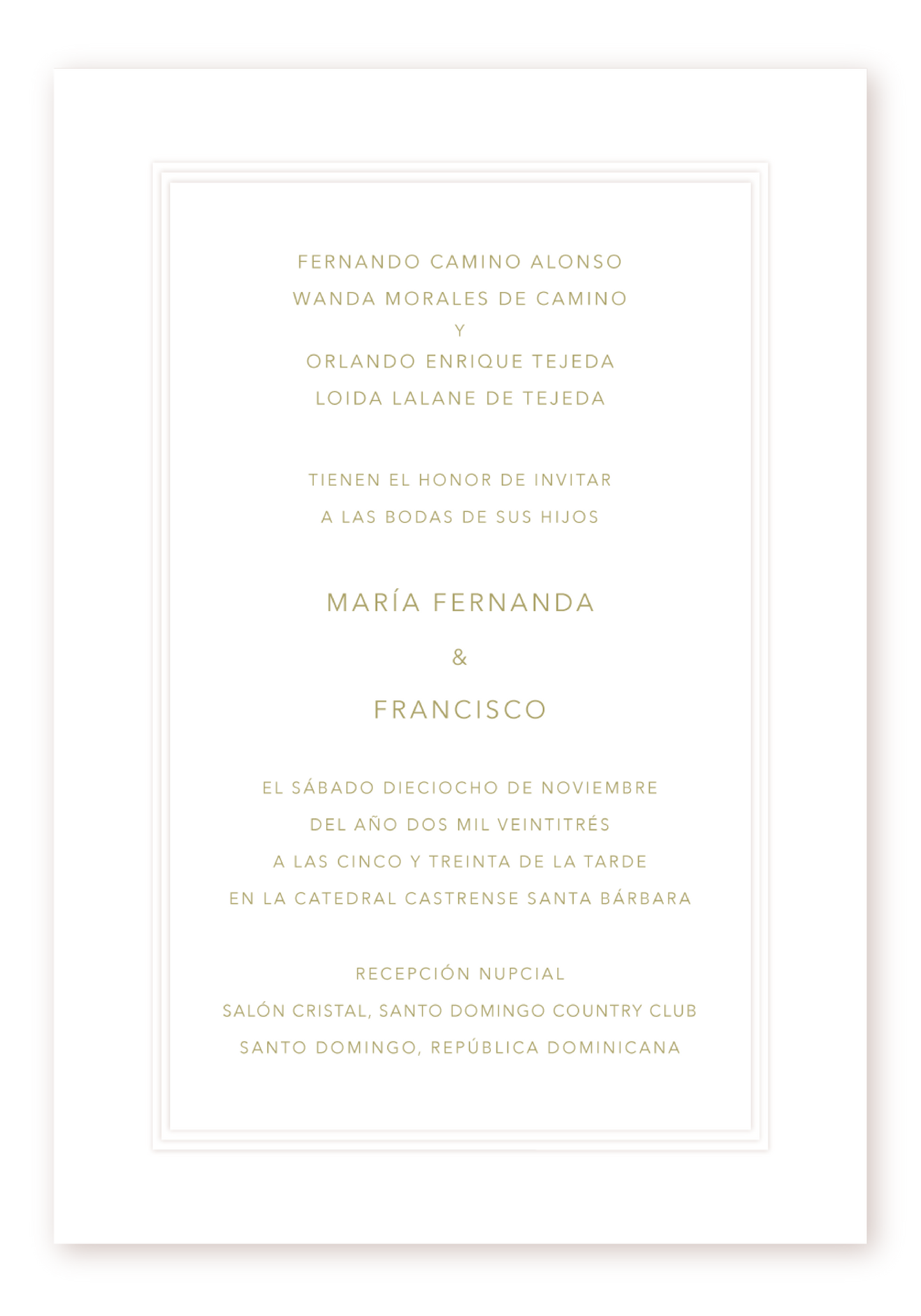 Invitación 3 Paneles