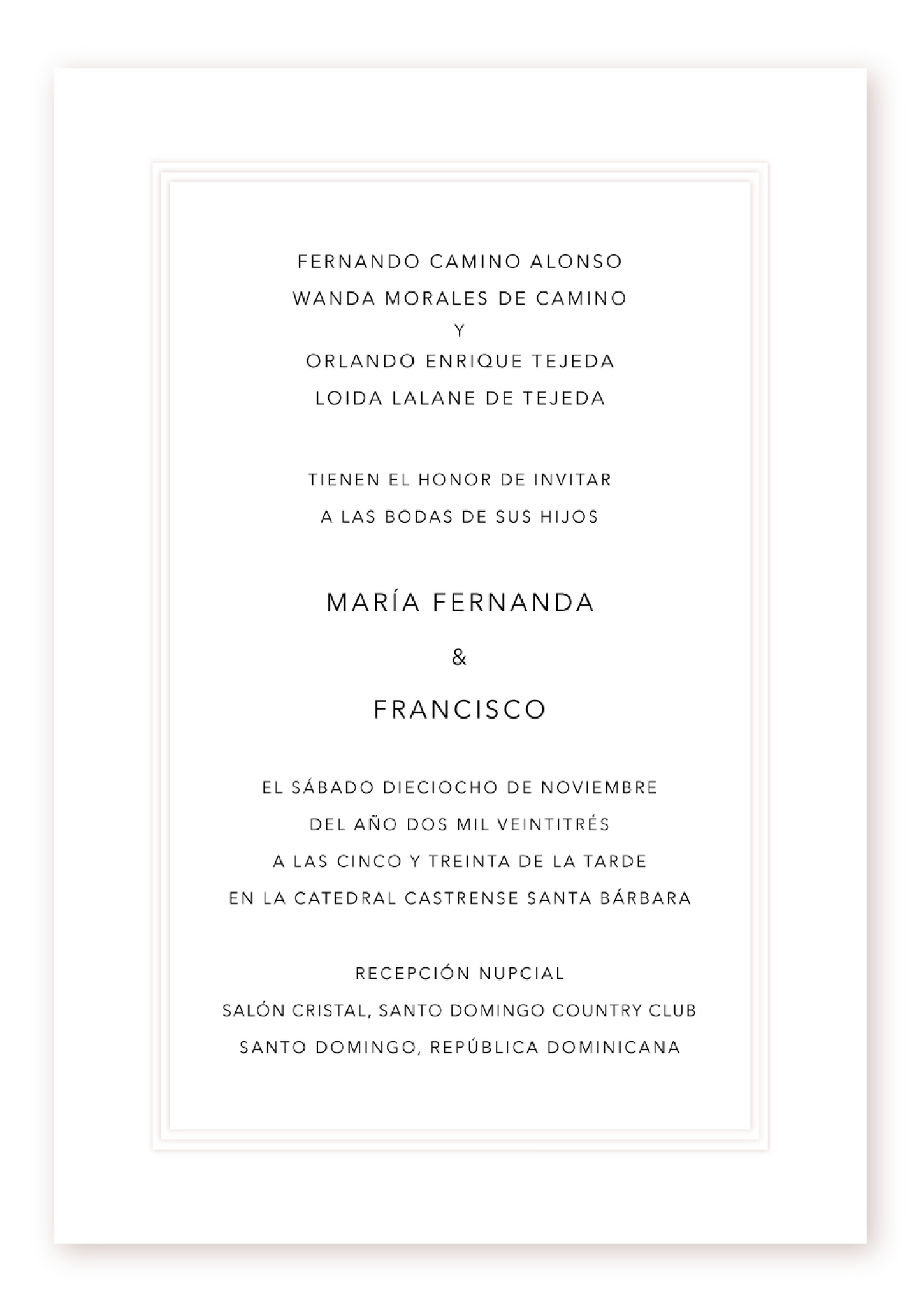Invitación 3 Paneles
