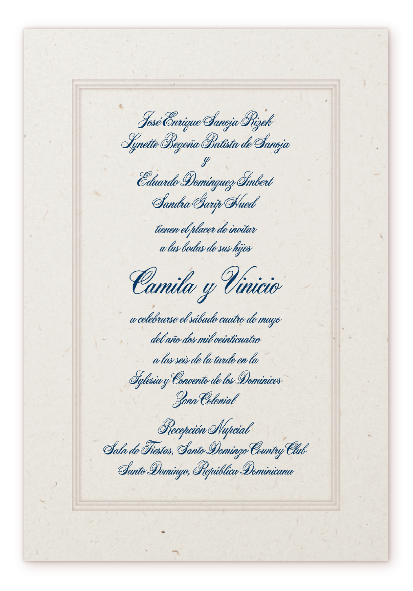 Invitación 3 Paneles