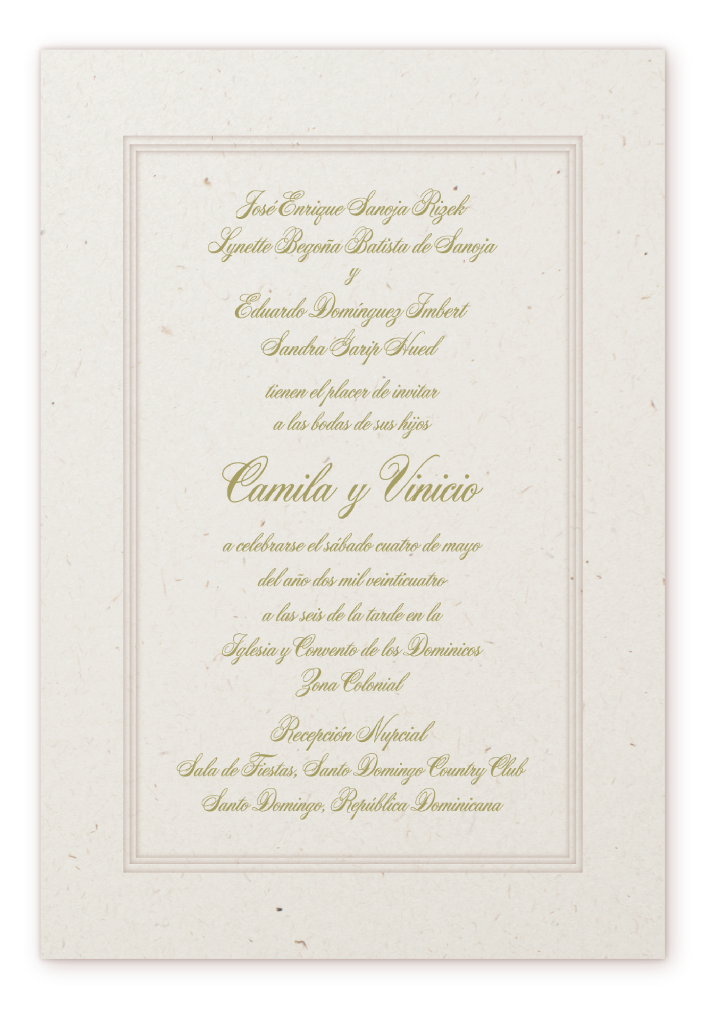 Invitación 3 Paneles