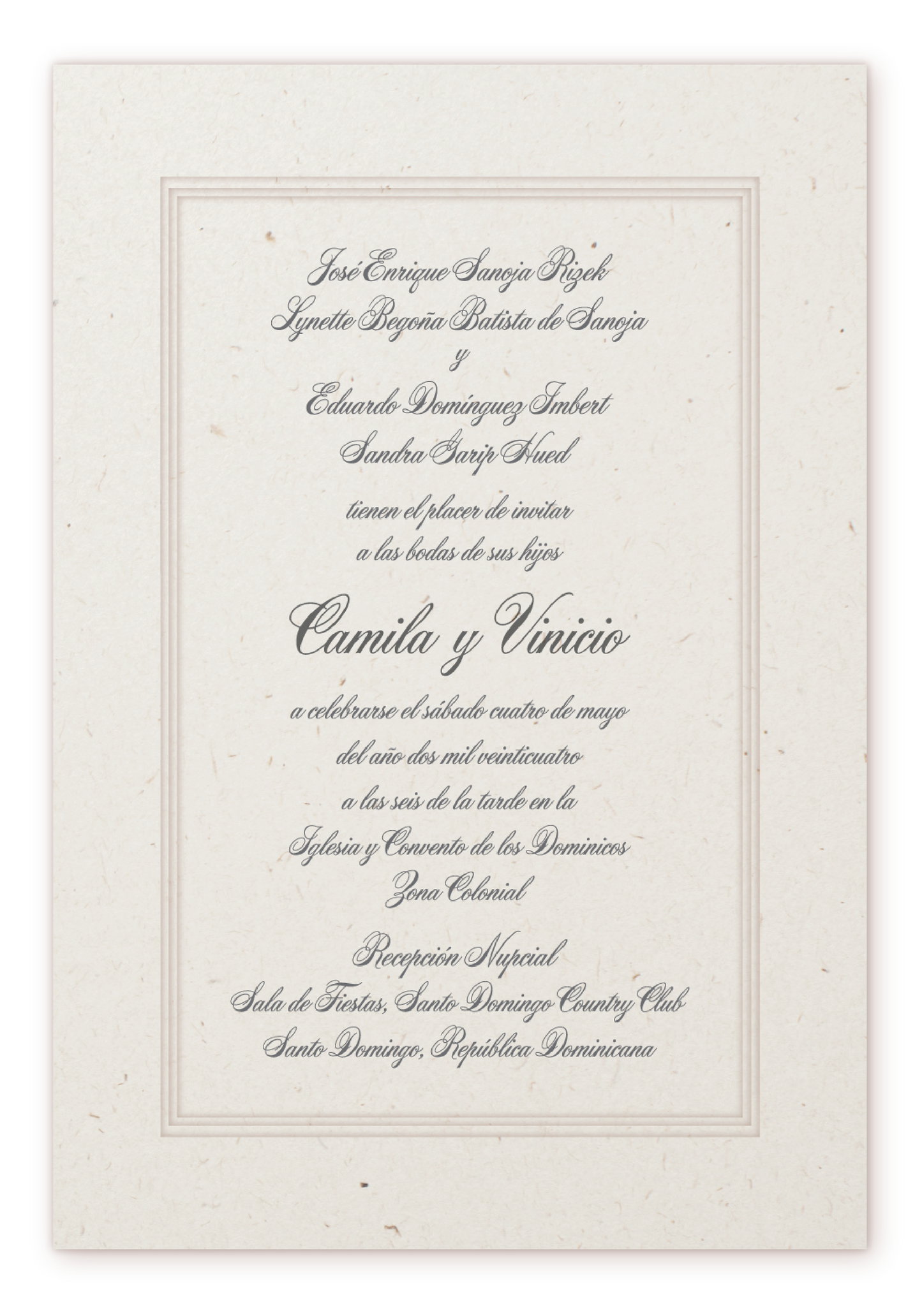 Invitación 3 Paneles