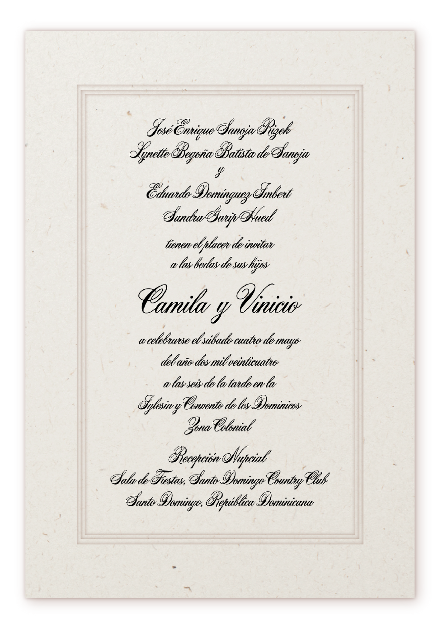 Invitación 3 Paneles