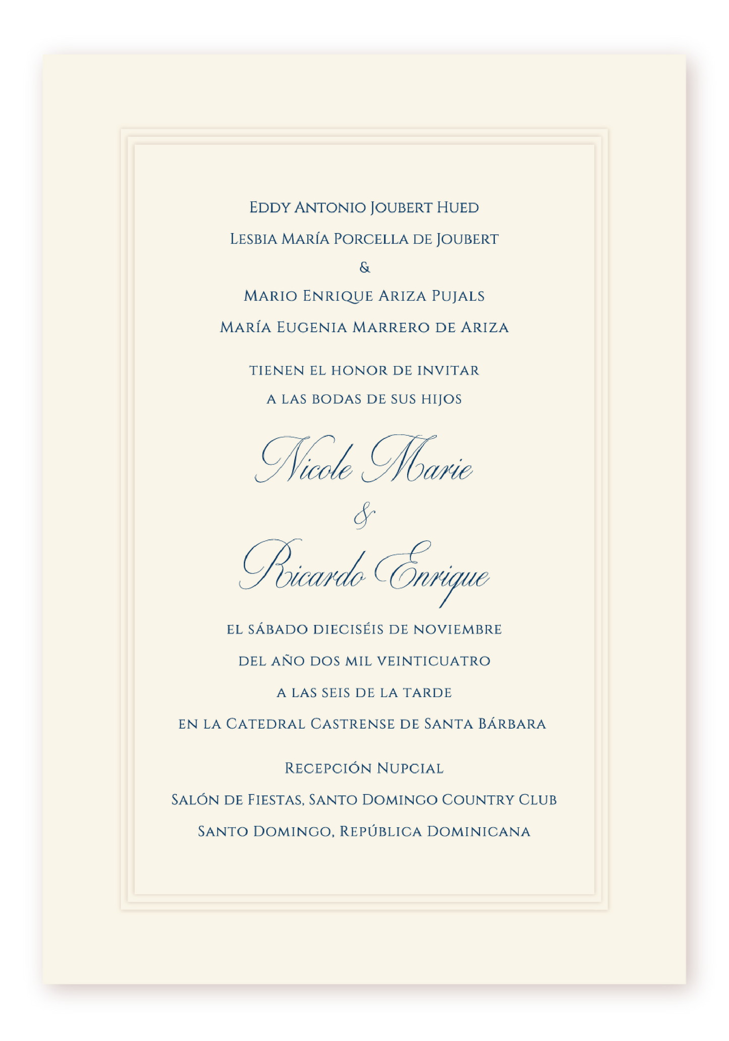 Invitación 3 Paneles
