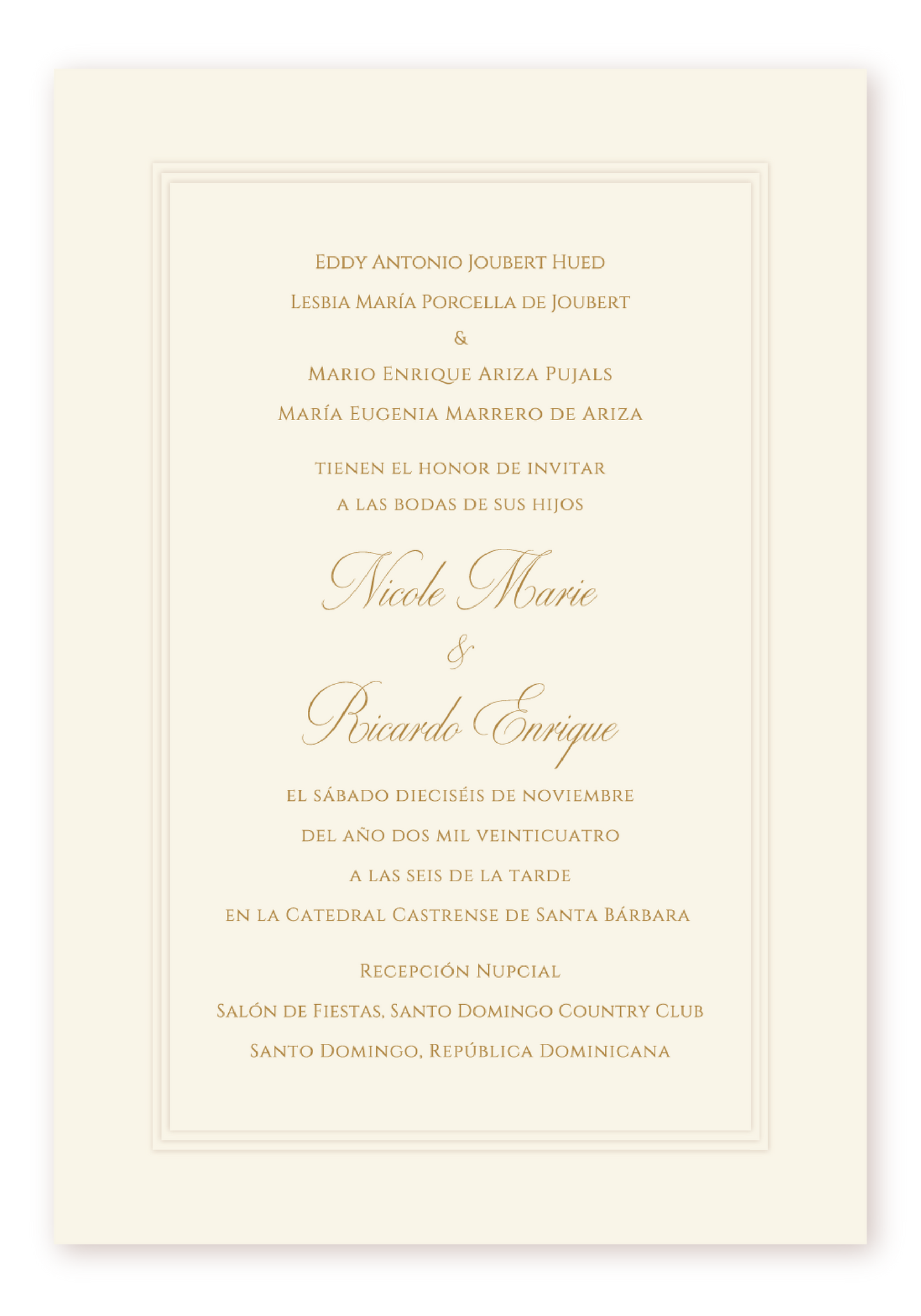 Invitación 3 Paneles