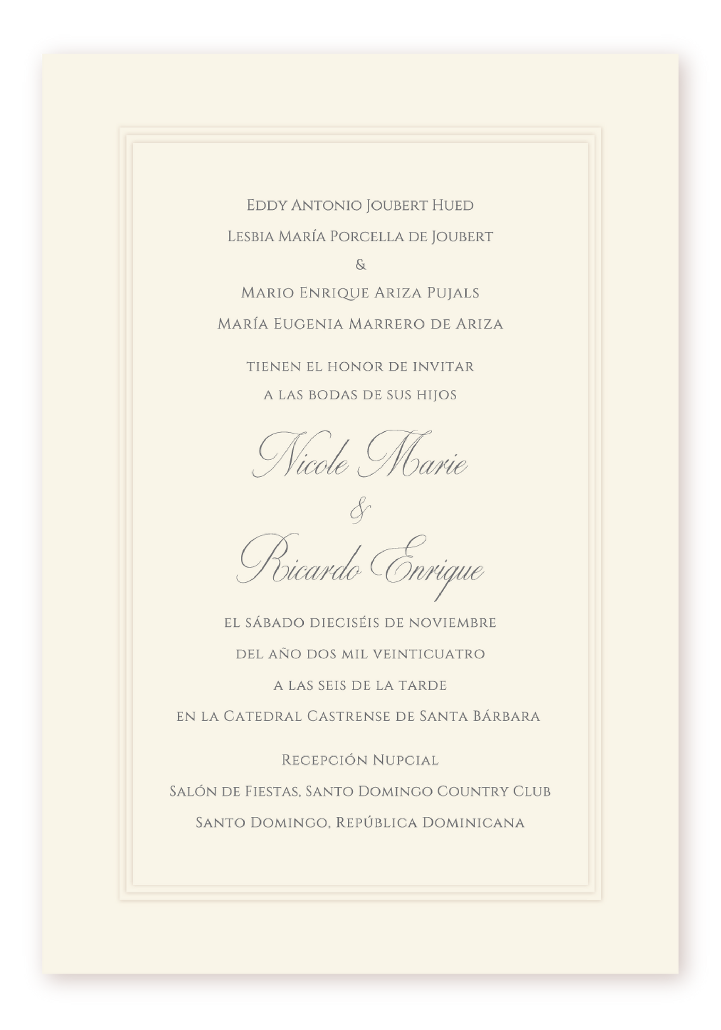 Invitación 3 Paneles