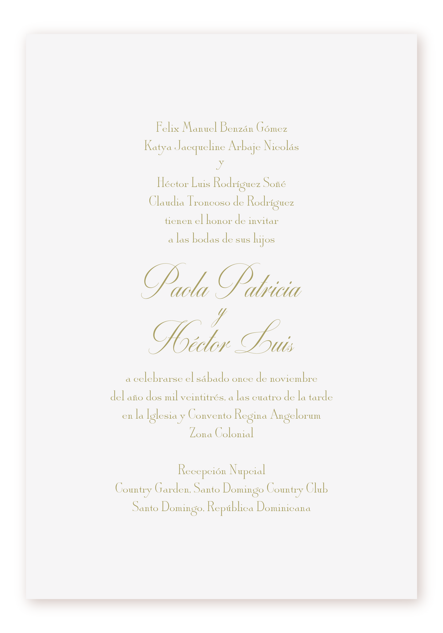 Invitación Lisa