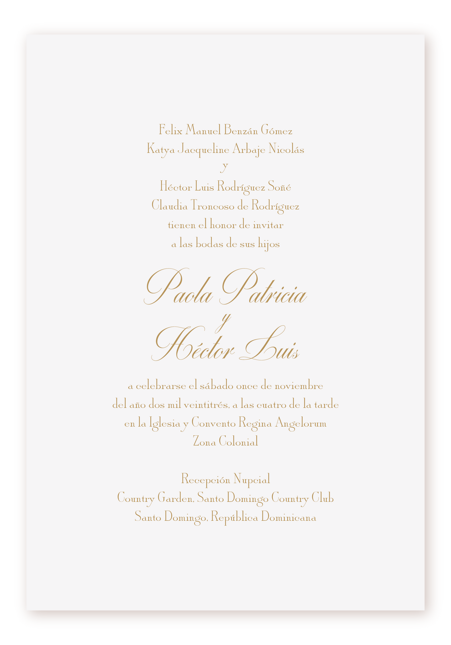 Invitación Lisa