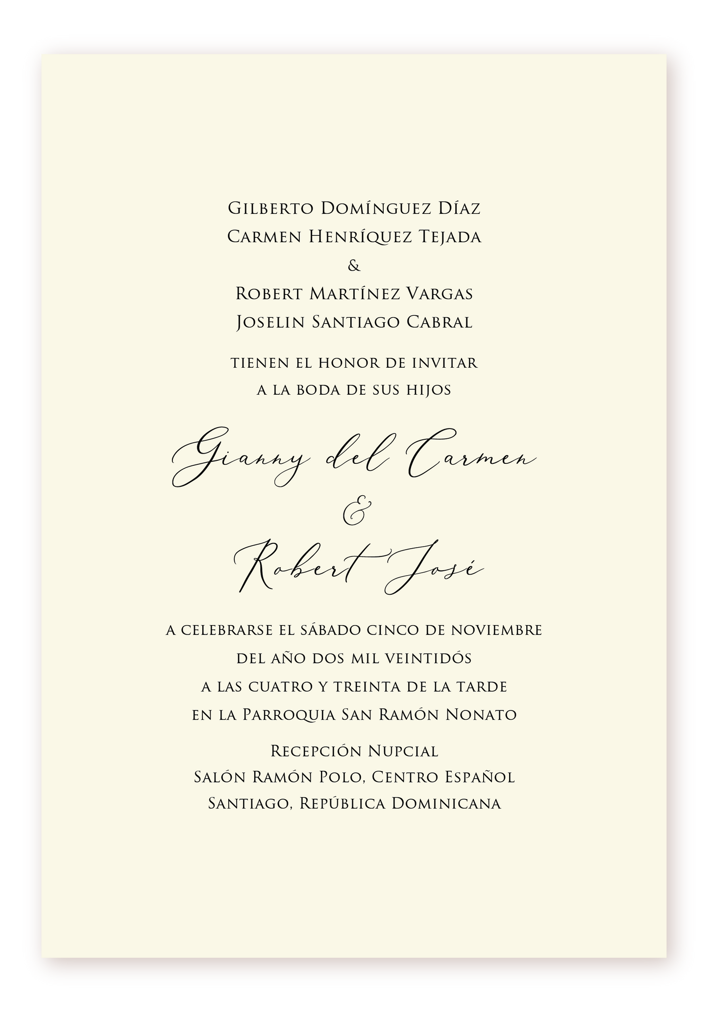 Invitación Lisa