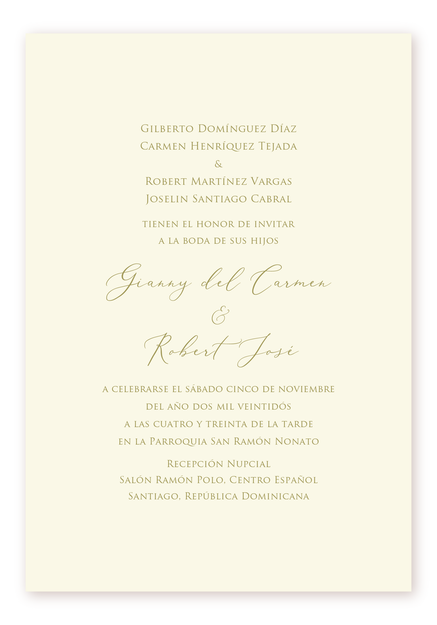 Invitación Lisa