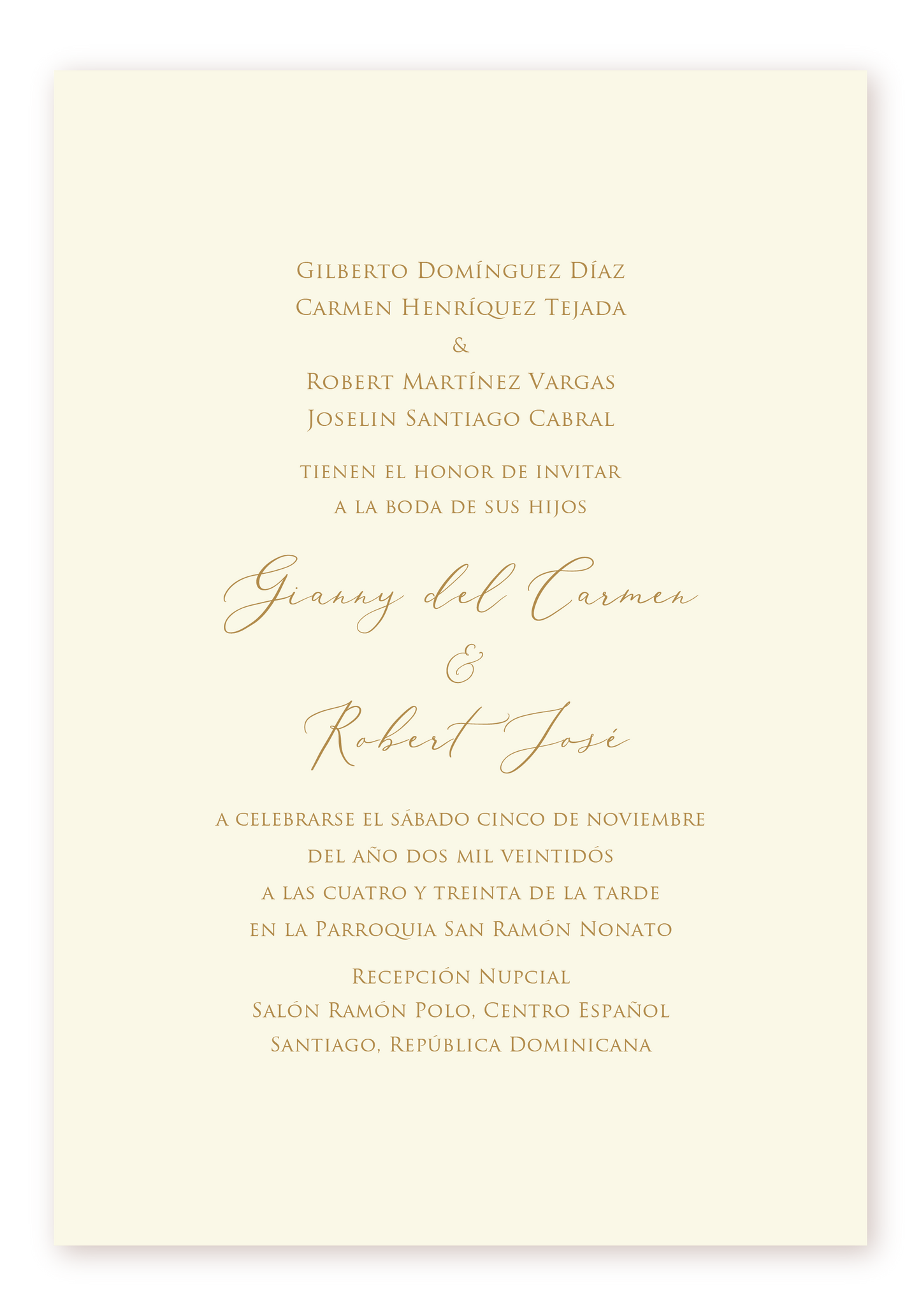 Invitación Lisa